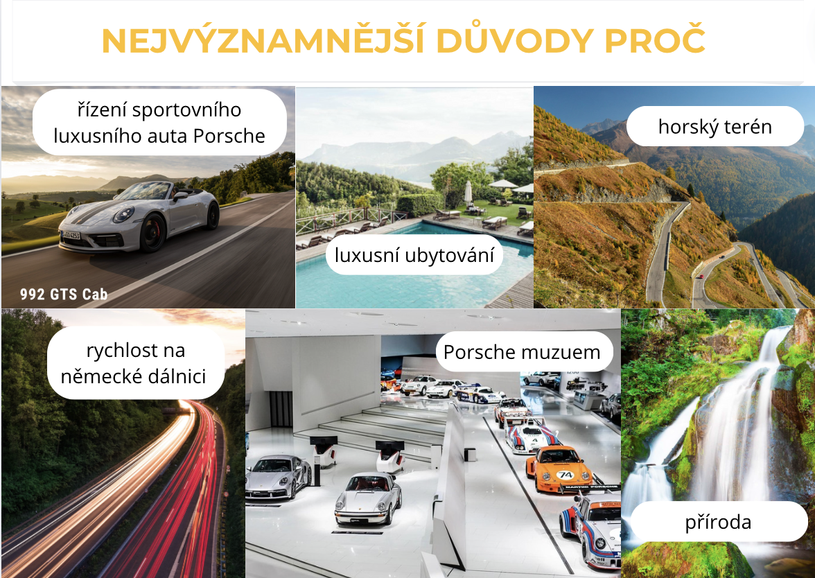 Porsche | Self-Drive Expedice | Evropa | Alpy | Říjen 2024 | Dobrodružství za volantem na nejlepších evropských silnicích | all inclusive | rezervace online